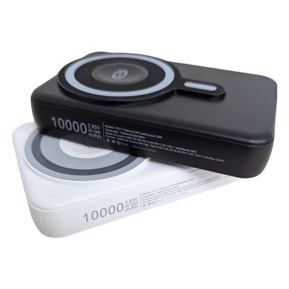 Power Bank Moreka K077 1000 mAh 22.5W inalámbrica 15W 0