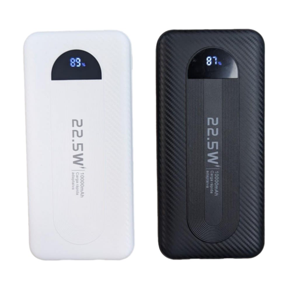 Power Bank Moreka K080 10000 mAh 22.5W cables IP y C2