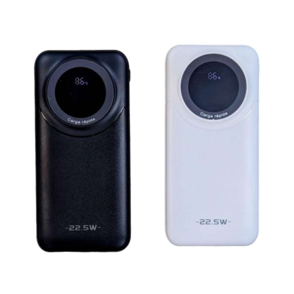 Power Bank Moreka K081 10000 mAh 22.5W cables IP y C2