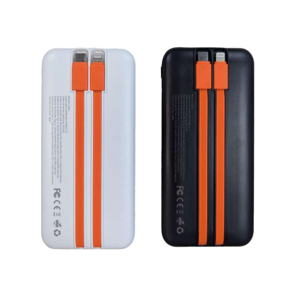 Power Bank Moreka K081 10000 mAh 22.5W cables IP y C3
