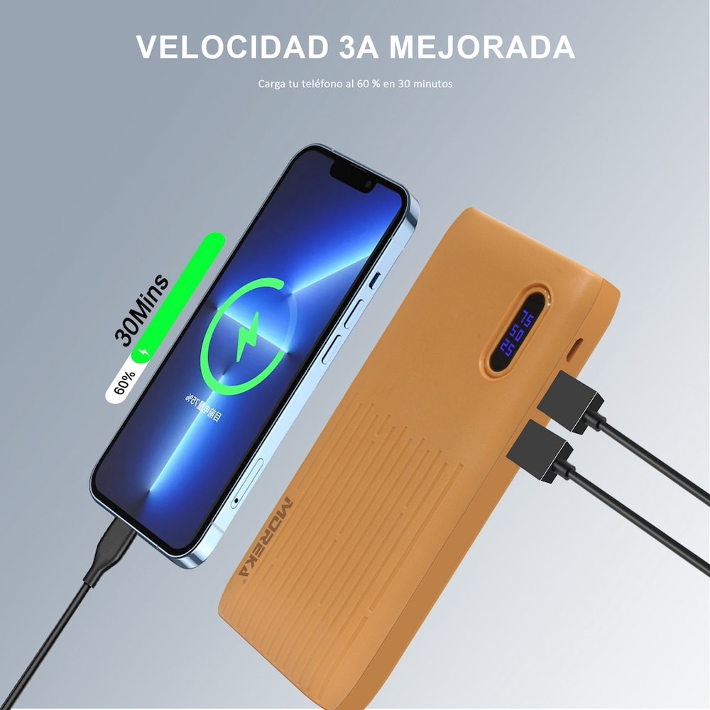 Power Bank Moreka K084 7500 mAh 2 USB, V86