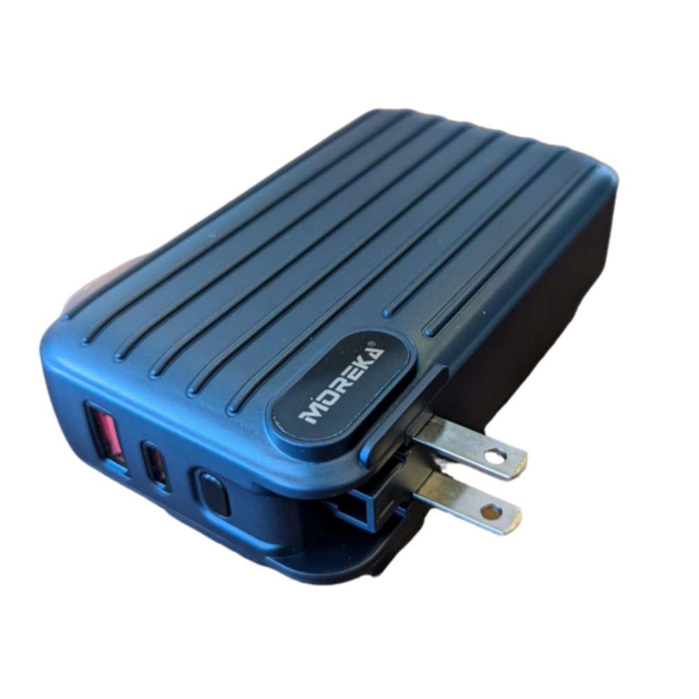 Power Bank Moreka K090 12000 mAh 22.5W cable IP y C clavija plegable8