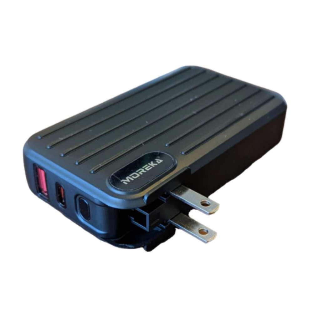 Power Bank Moreka K090 12000 mAh 22.5W cable IP y C clavija plegable2