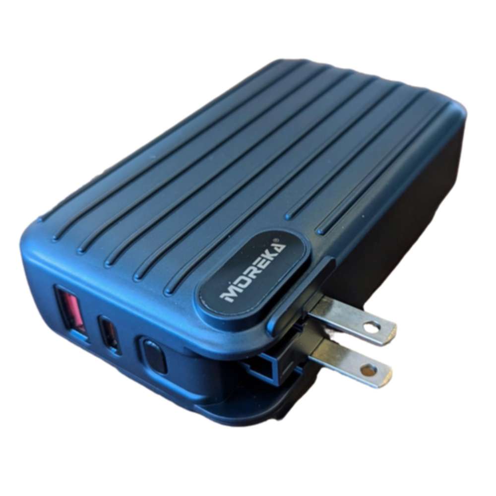 Power Bank Moreka K091 20000 mAh 22.5W cable tipo C y tipo IP clavija plegable5