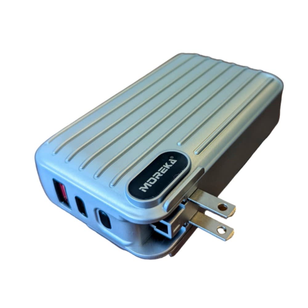 Power Bank Moreka K091 20000 mAh 22.5W cable tipo C y tipo IP clavija plegable8