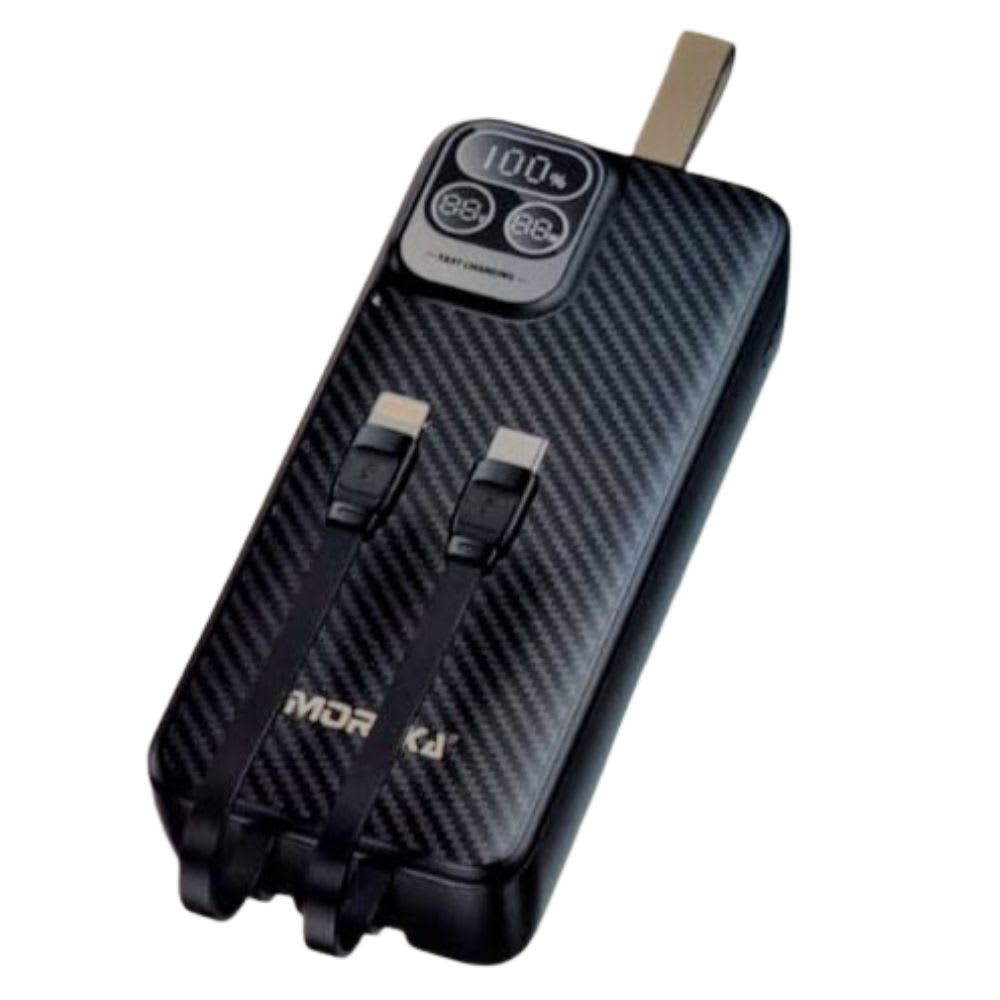 Power Bank Moreka K094 30000mAh 22.5W Cables C Lightning V82