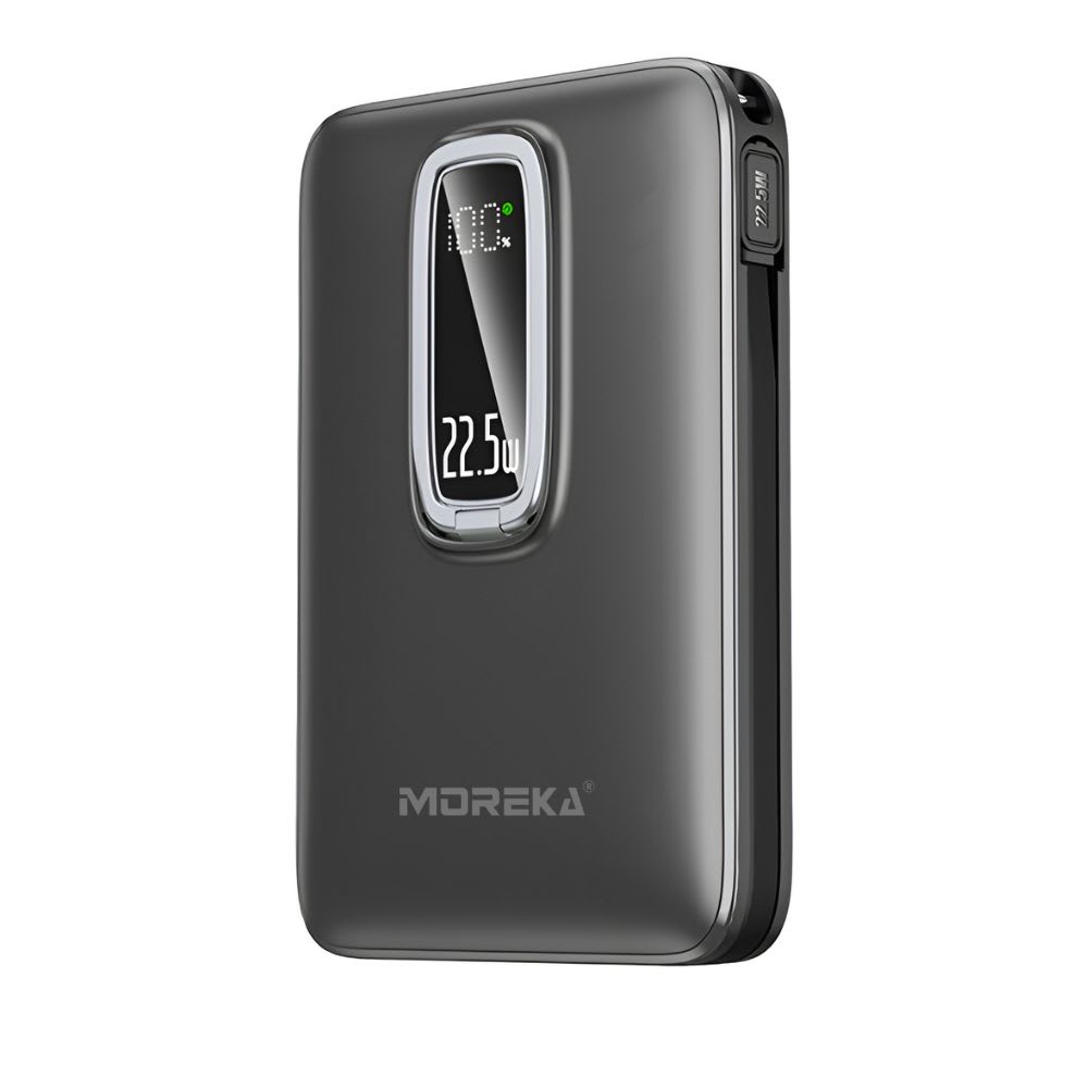 Power Bank MagSafe Moreka K096 12000mAh 22.5W Cable C incluido11