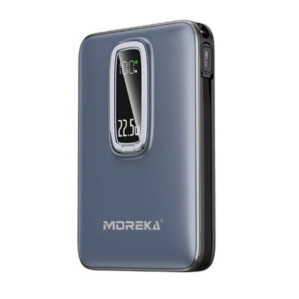 Power Bank MagSafe Moreka K096 12000mAh 22.5W Cable C incluido13