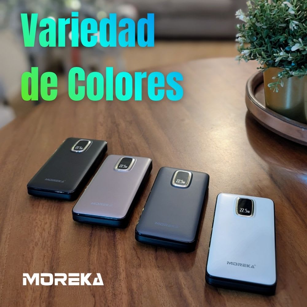 Power Bank Moreka K097 12000mAh  22.4W  Cables C Lightning V86