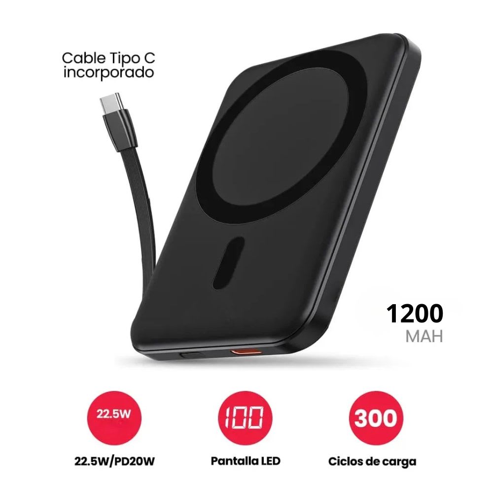 Power Bank Moreka K099 12000mAh 22.5W Magsafe 15W4