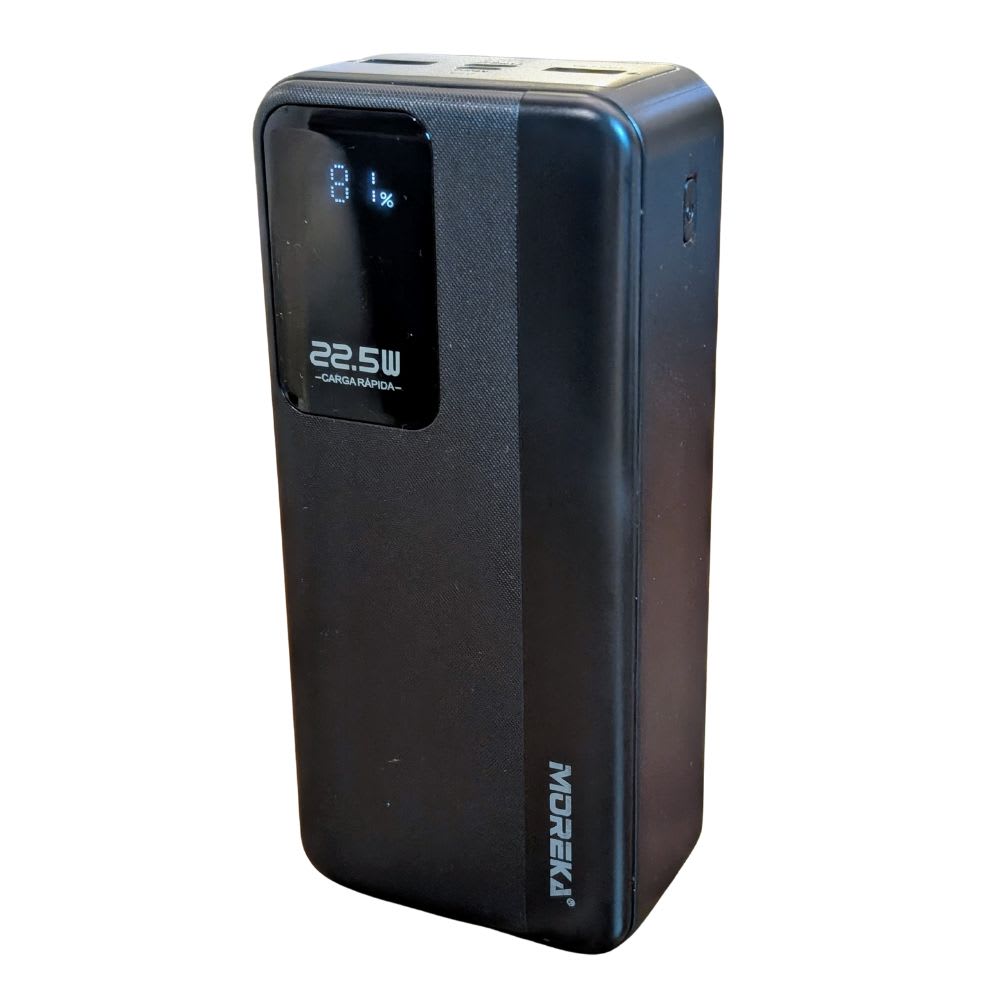 Power Bank Moreka K105 30000mAh 22.5W Cables C Lightning10