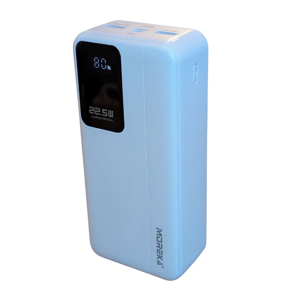 Power Bank Moreka K105 30000mAh 22.5W Cables C Lightning9