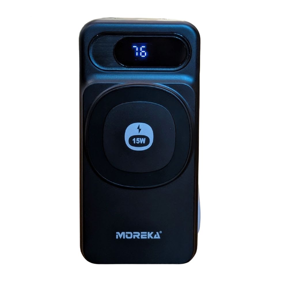 Power Bank Moreka K107 20000mAh 22.5W Magsafe  15w Cables C Lightning10