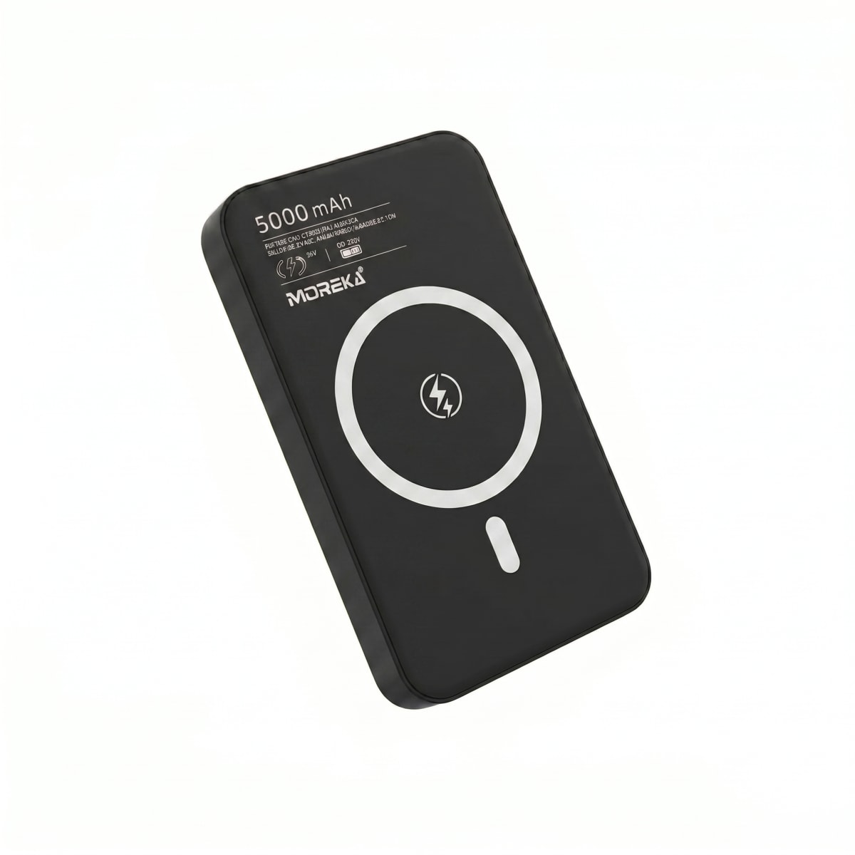 Power Bank Moreka K108 Magnético 5000mAh con Carga Rápida PD 20W e Inalámbrica 15W Cargador Portátil Compatible con MagSafe Mini Batería Externa para Viaje en Avión3