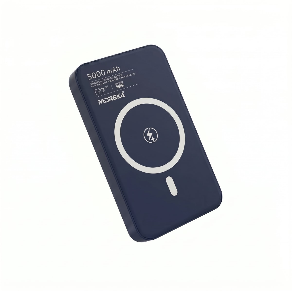 Power Bank Moreka K108 Magnético 5000mAh con Carga Rápida PD 20W e Inalámbrica 15W Cargador Portátil Compatible con MagSafe Mini Batería Externa para Viaje en Avión2