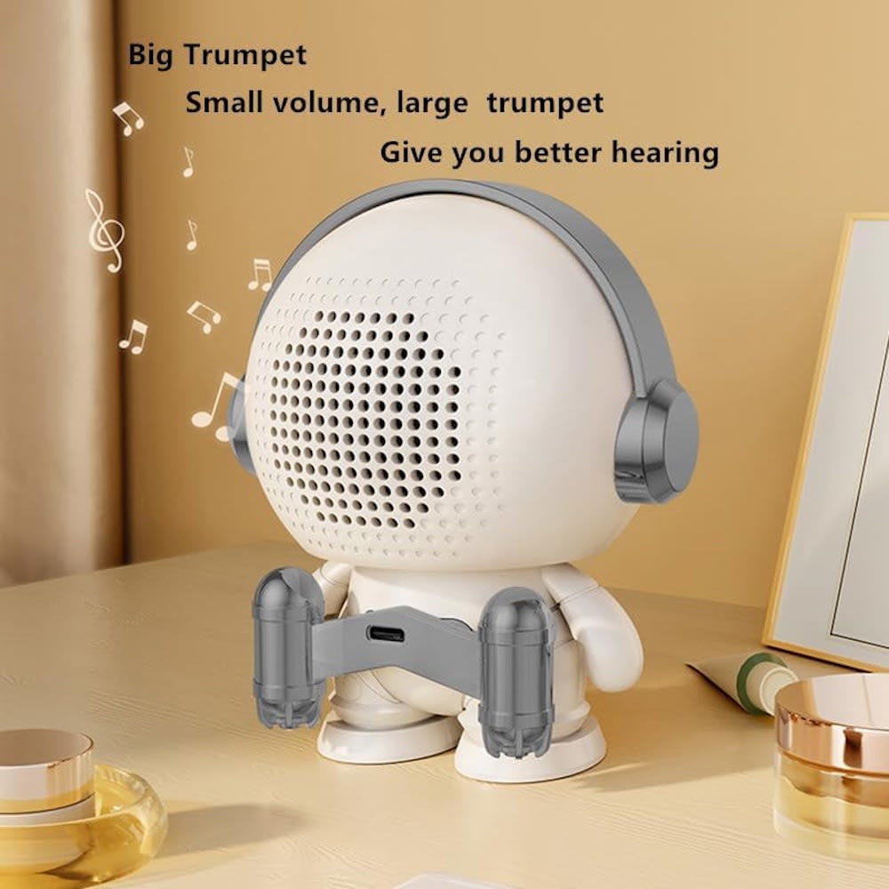 Bocina Bluetooth Portatil subwoofer Mini Astronauta K294