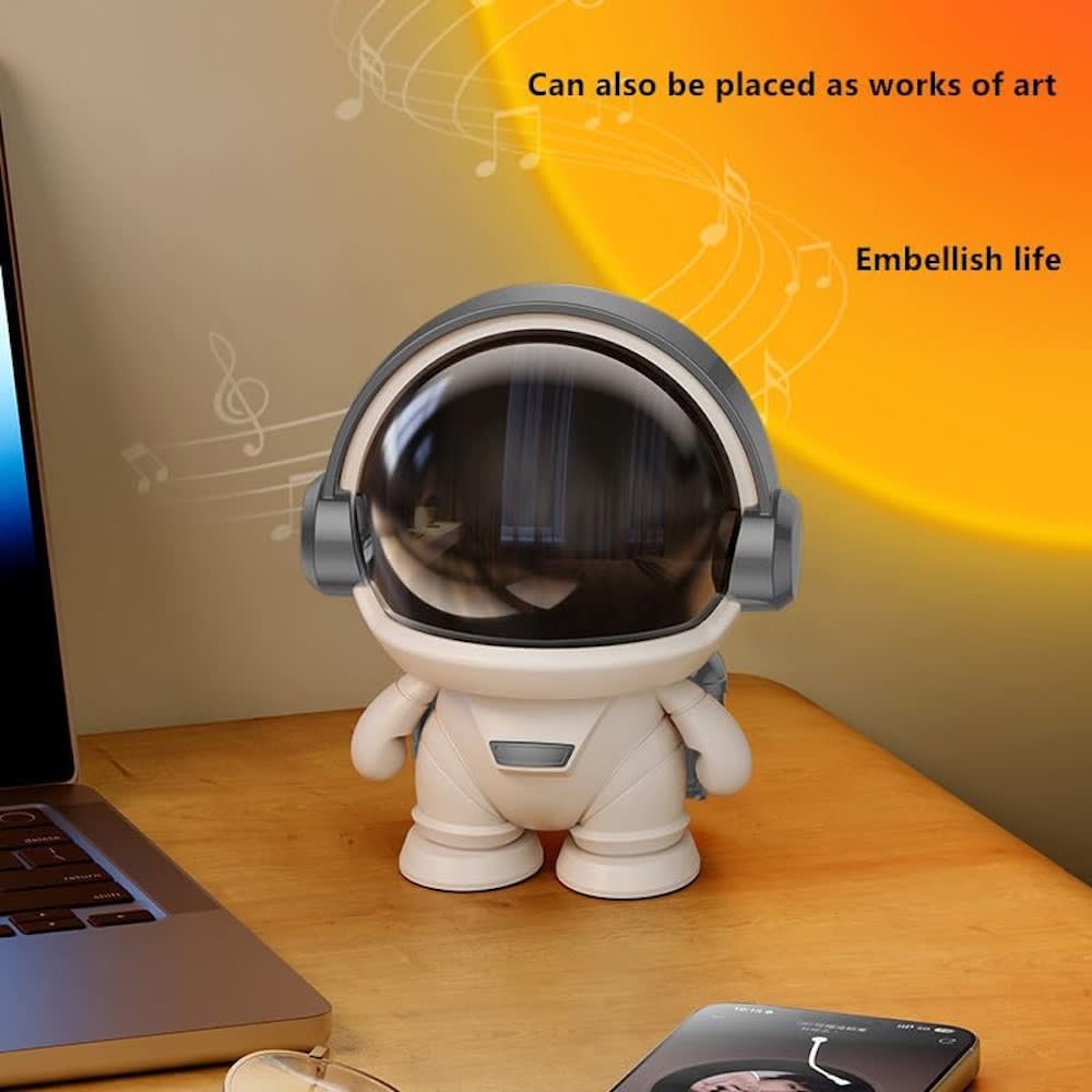 Bocina Bluetooth Portatil subwoofer Mini Astronauta K296