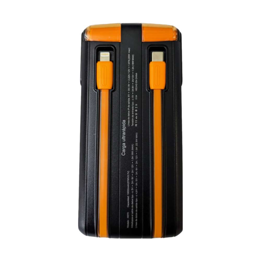 Power Bank Moreka K070 10000 mAh 22.5W Tipo C IP V83