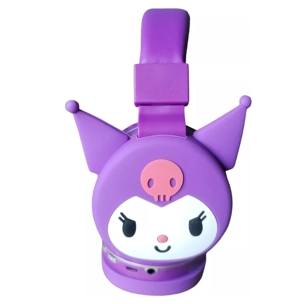 Audífonos Diadema Bluetooth Kuromi Inalámbrico Plegable4