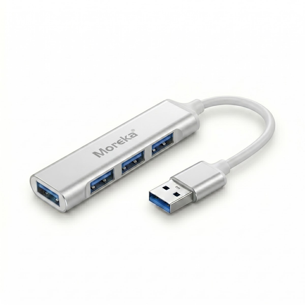 Hub USB 3.0 Moreka KZ02 4 en 1 Alta Velocidad Plug & Play1