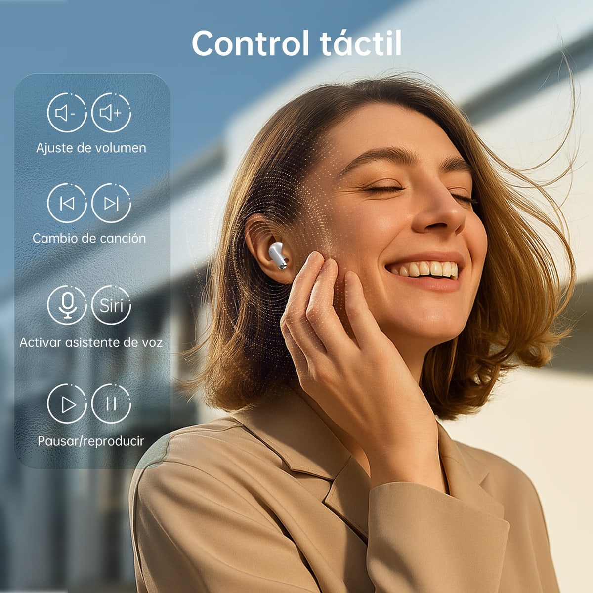 Audífonos G-TIDE L-42 Cancelación Ruido Estuche 300mAh6