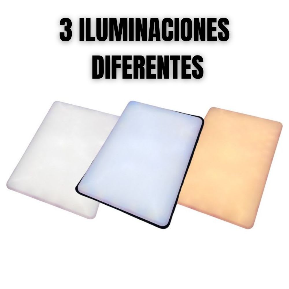 Rectángulo 11 pulgadas de Luz Iluminación Profesional con Control Remoto y 96+ CRI R112