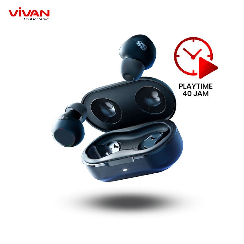 Audífonos Bluetooth 5.0 VIVAN Liberty T110 WaterProof IPX4 40 hrs7