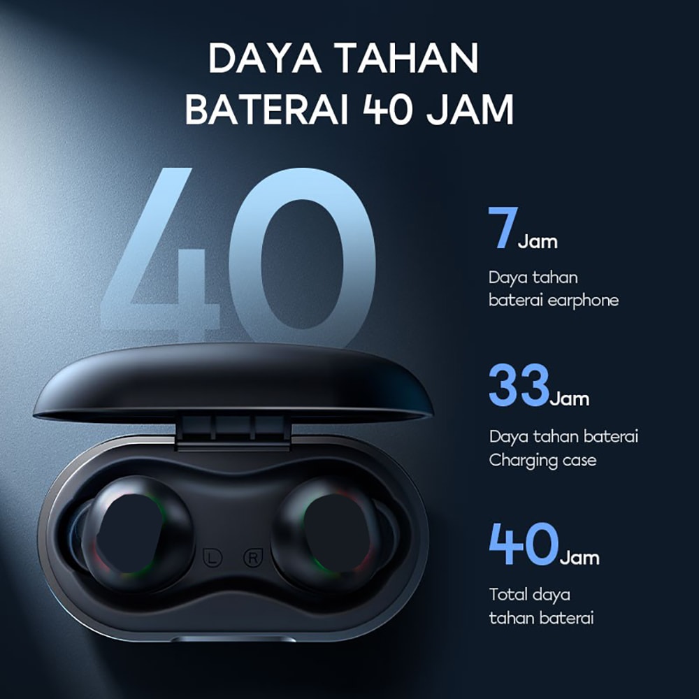 Audífonos Bluetooth 5.0 VIVAN Liberty T110 WaterProof IPX4 40 hrs5