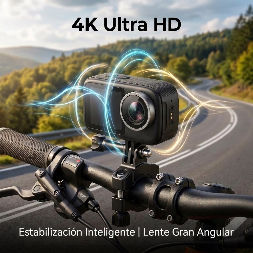 Cámara Acción YISEN M11 4K Ultra HD WiFi IP65 Gran autonomia1