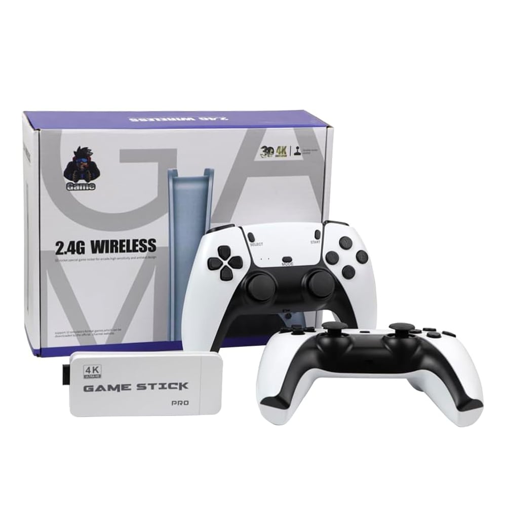 Game Stick consola 4k de Videojuegos M15 Inalámbricos 64gb Retro 0