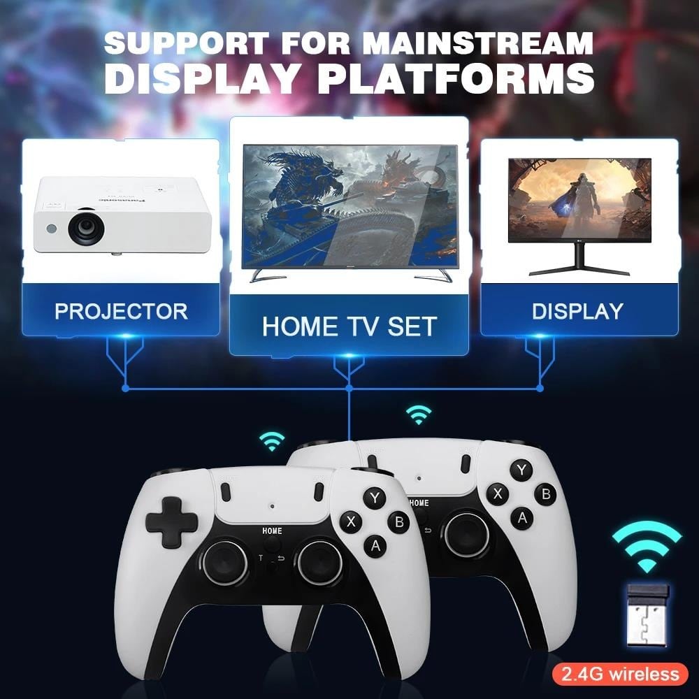 Game Stick consola 4k de Videojuegos M15 Inalámbricos 64gb Retro6