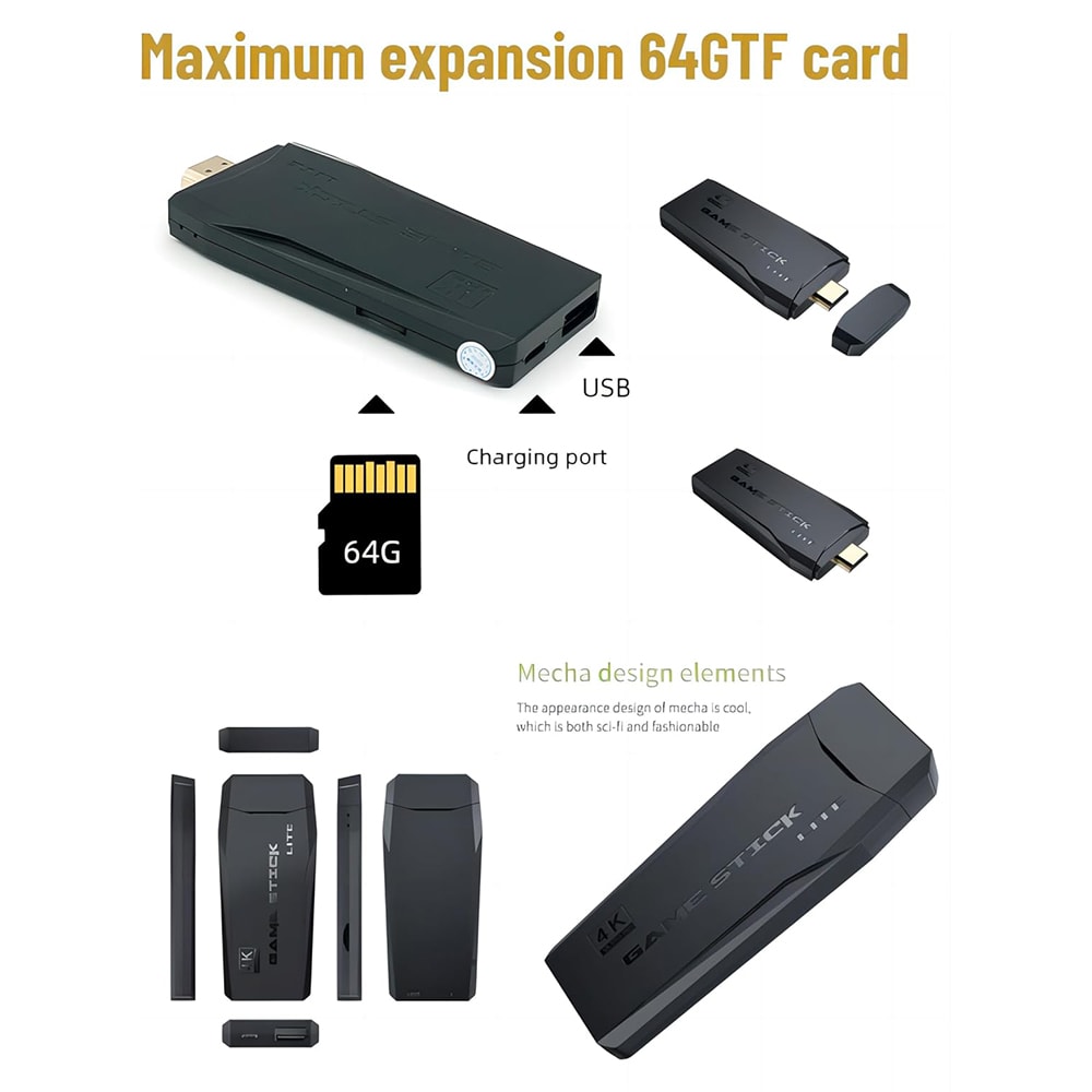 Consola de juegos Moreka M8 HDMI portatil mas de 20000 juegos6