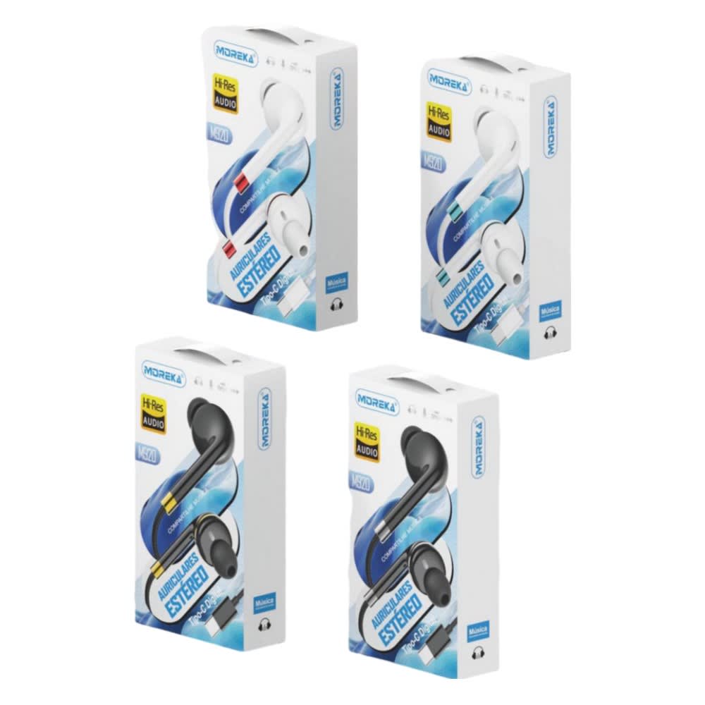 Audifonos Moreka M-920 Alámbricos Manos Libres conector tipo C1