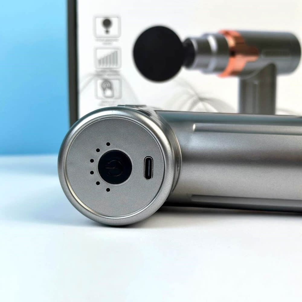 Pistola Muscular Masajeadora portátil Recargable Usb 6 Velocidades JY-7608