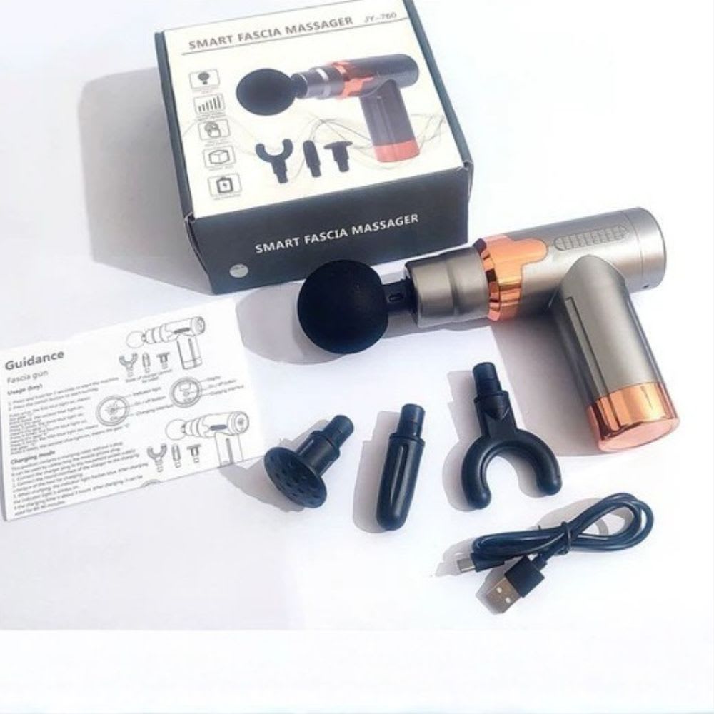Pistola Muscular Masajeadora portátil Recargable Usb 6 Velocidades JY-76010