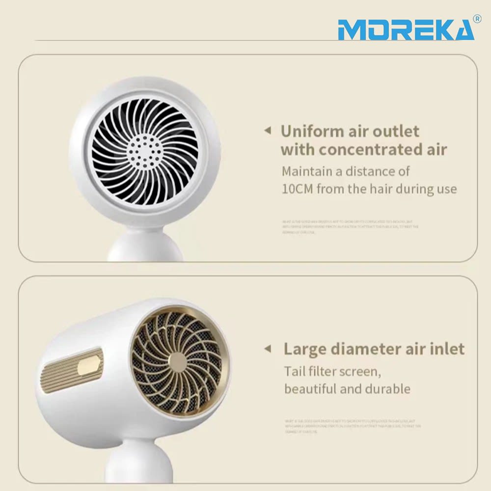 Secador de pelo 1500w, secado rápido, iones negativos, aire frío y caliente MCF-0013