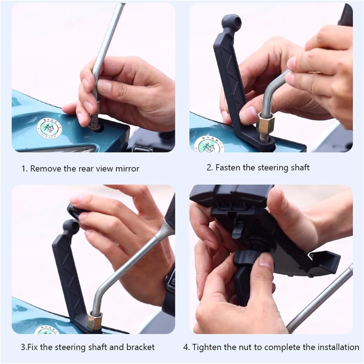 Soporte de celular para motocicletas Moreka MH-70B4