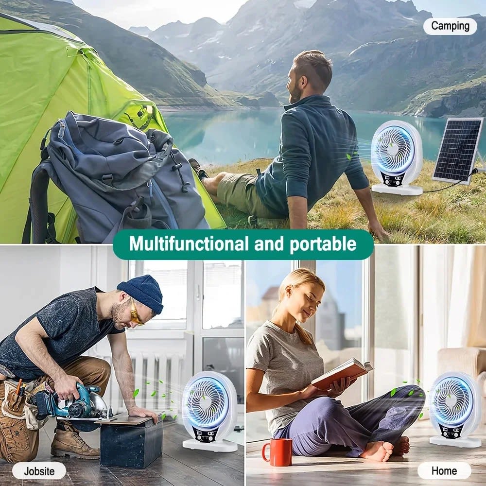 Ventilador 7 aspas 2 Velocidades 6