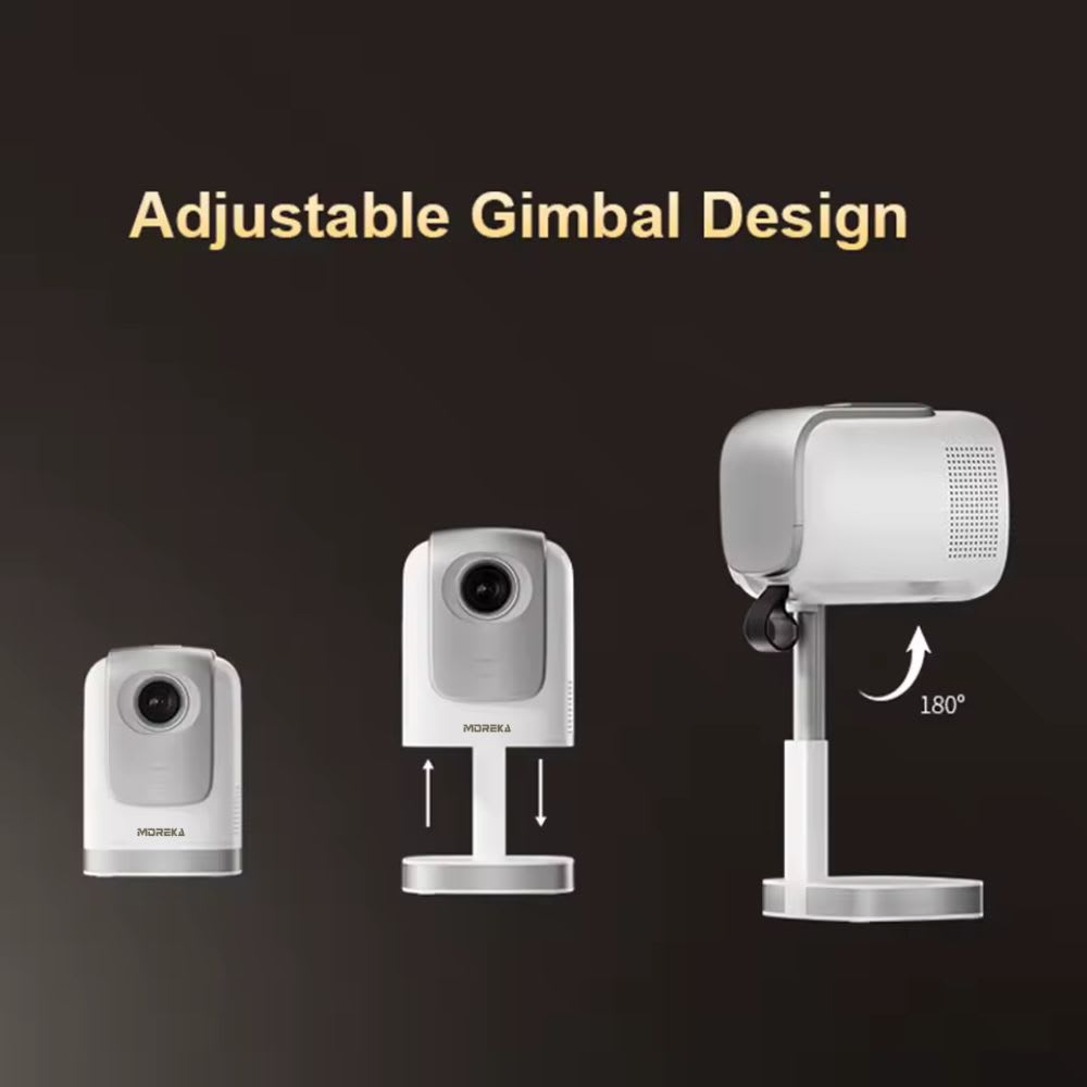 Proyector Moreka MOP-08S 4K Android 11 Smart TV WiFi HDMI6