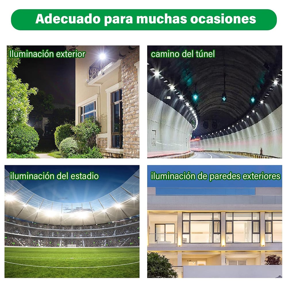 Reflector Solar 100W 6500mAh con Panel solares para intemperie IP67 MOR-100G3