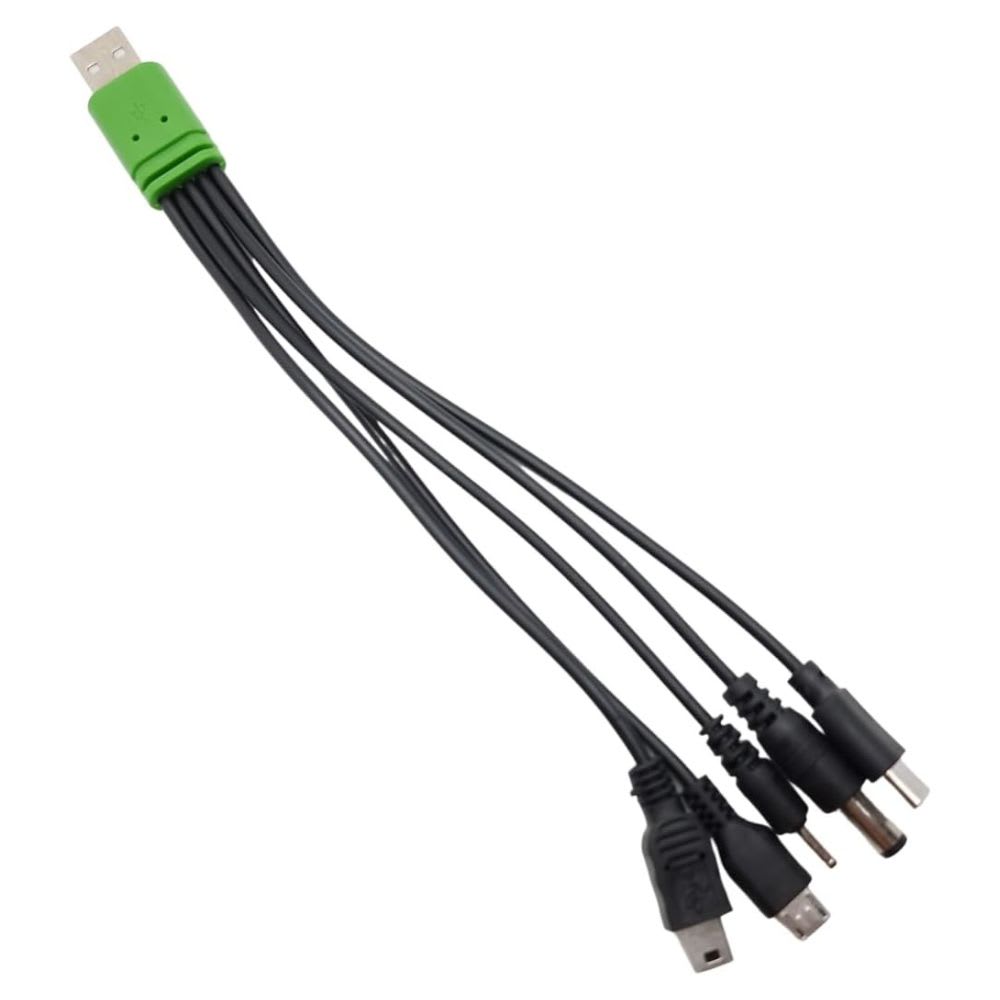 Panel Solar Portátil 3.8W 6V 5 conectores Moreka MOR-10T3