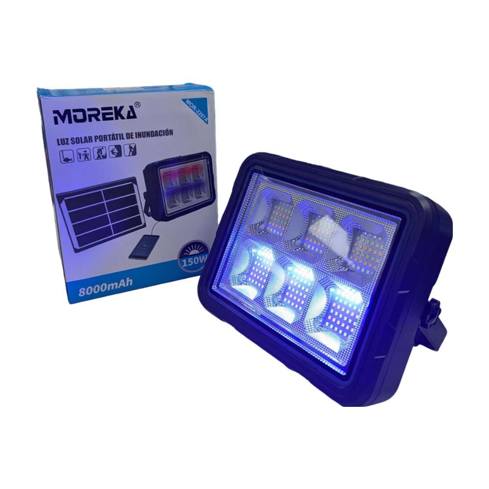 Reflector cargador Solar 150W 8000mAh plegable MOR-2207A2