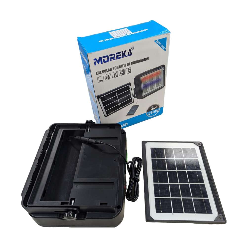 Reflector cargador Solar 150W 8000mAh plegable MOR-2207A3