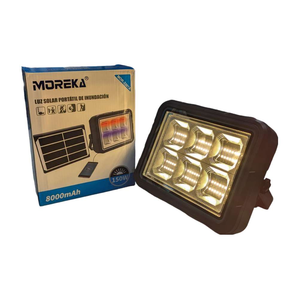 Reflector cargador Solar 150W 8000mAh plegable MOR-2207A7