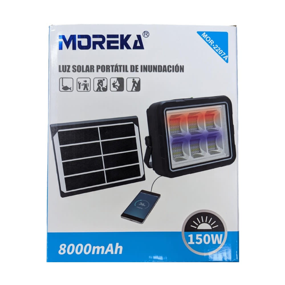 Reflector cargador Solar 150W 8000mAh plegable MOR-2207A10