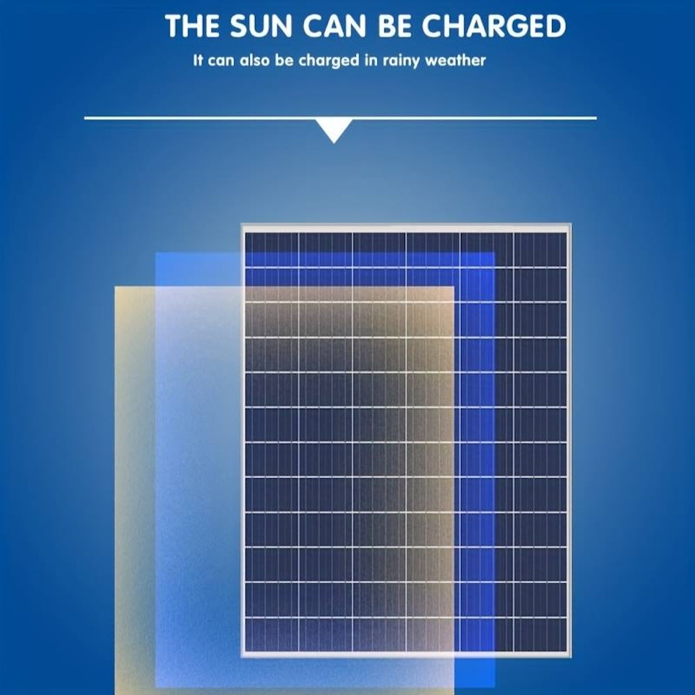 Reflector Solar 100W 6500mAh con Panel solares para intemperie IP67 MOR-100X5