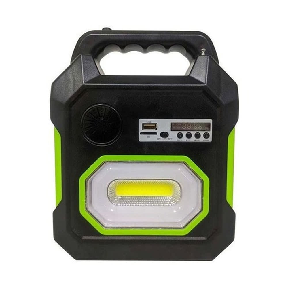 Mini Sistema Solar Radio FM 3 Focos Linterna Power Bank MOR-153