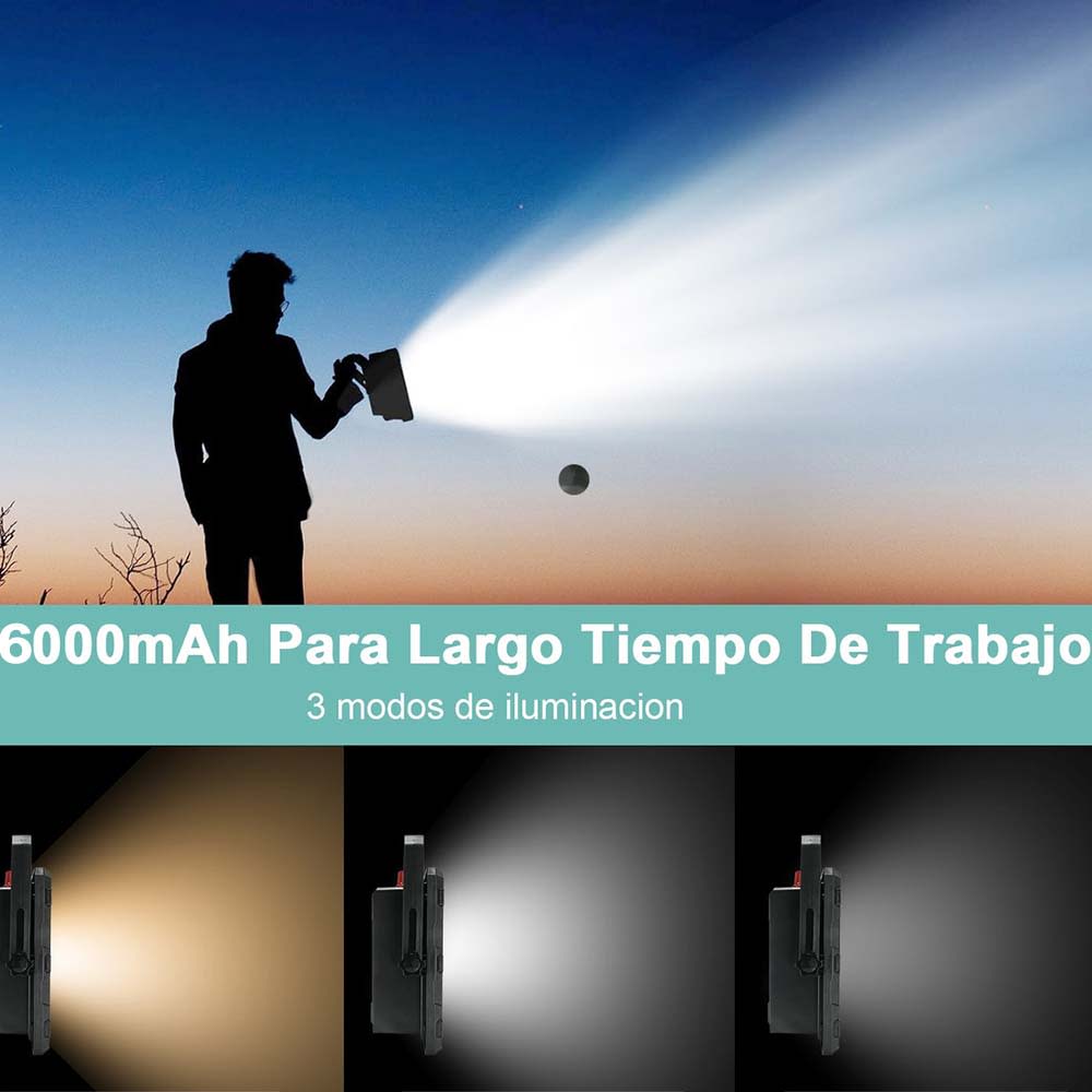 Reflector cargador Solar 200W 6000mAh plegable MOR-2301B7