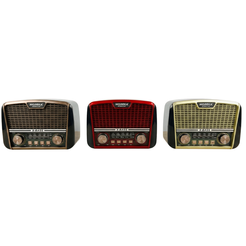 Radio Receptor 3 Bandas Super Bajos Altavoz 6w Moreka-2281