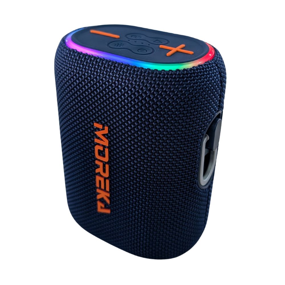 Bocina Power Bank Moreka 439 10W 5000mAh cables tipo IP y C10